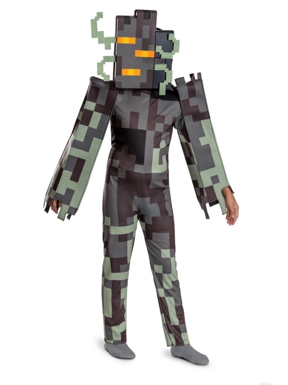 Halloween Costume Minecraft Creaking Costume & Mask size boys kids 8 M